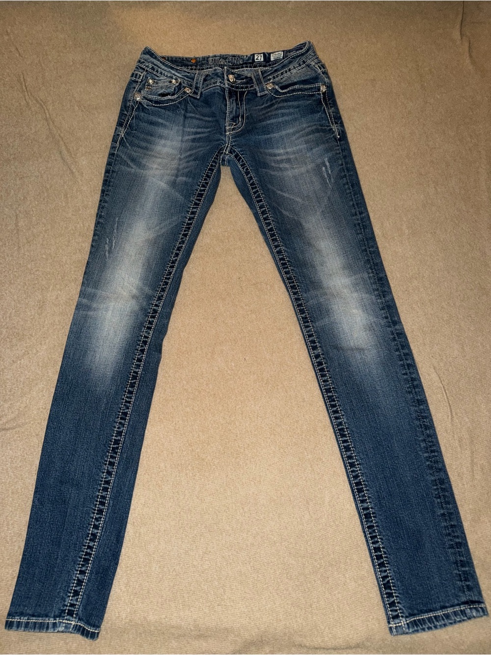 Miss Me Size 27 Low Rise Skinny Jean